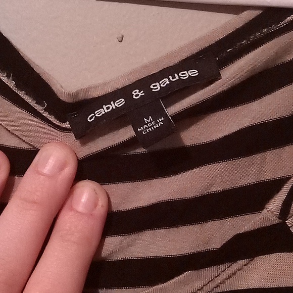 Striped shirt sleeve - Picture 2 of 3